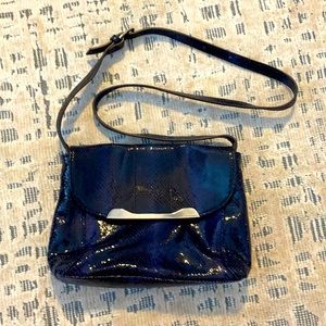 Vintage Makowsky Leather Purse Crocodile Leopard